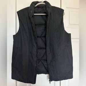 Theory Charcoal Quilted Outerwear L